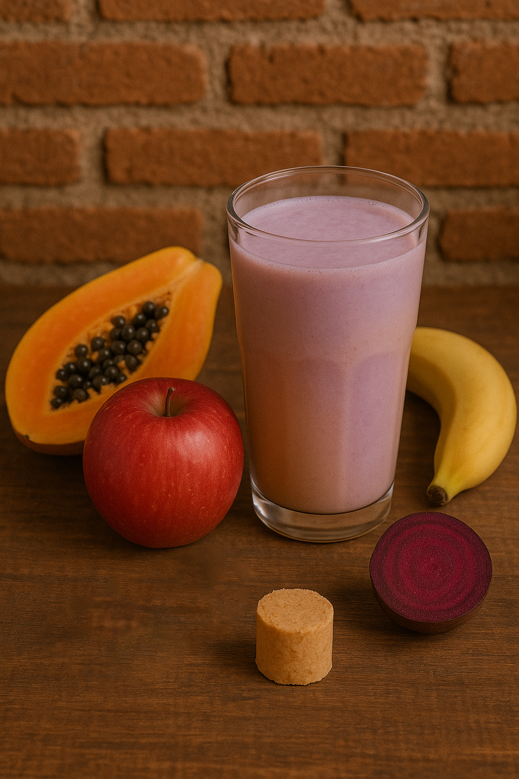 Vitamina com paçoca