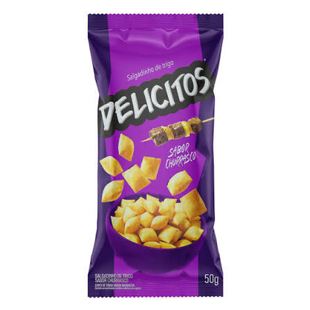 SALGADINHO TRIGO DELICITOS CHURRASCO  50G