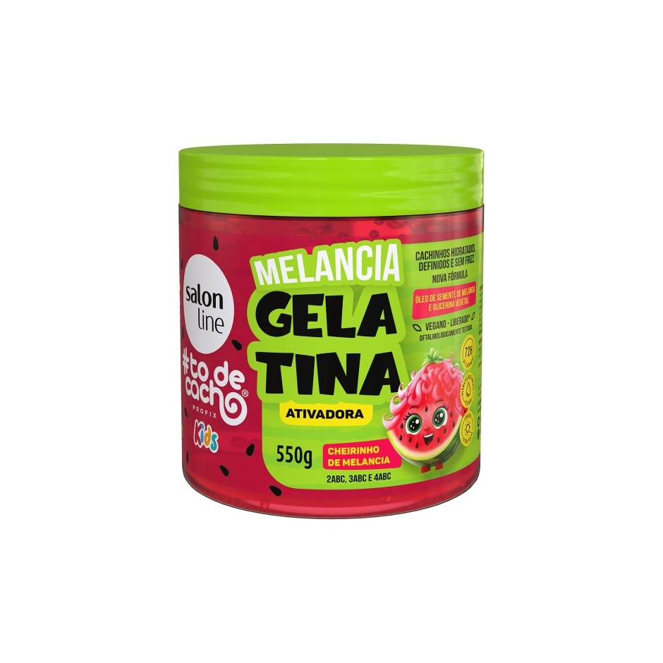 Gelatina Salon Line - Melancia 550g