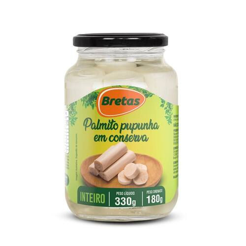 Palmito em Conserva Bretas 180g