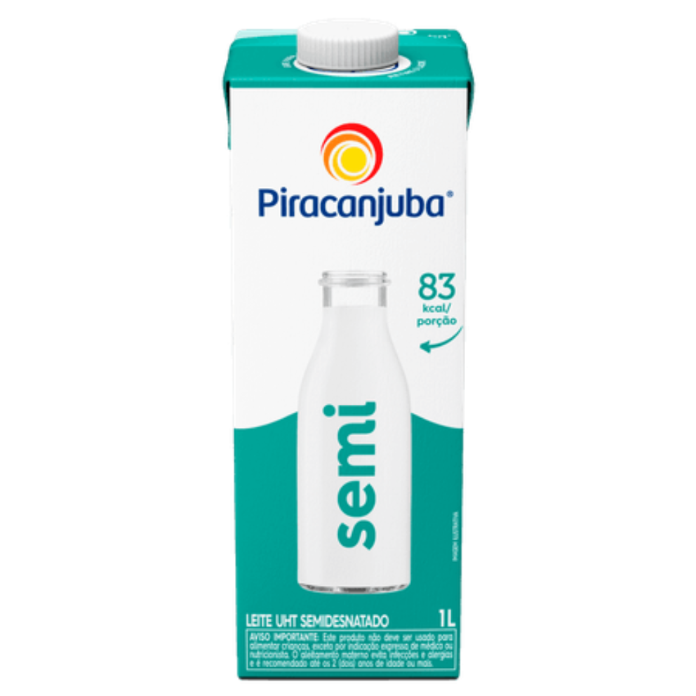 LEITE SEMIDESNATADO PIRACANJUBA 1L