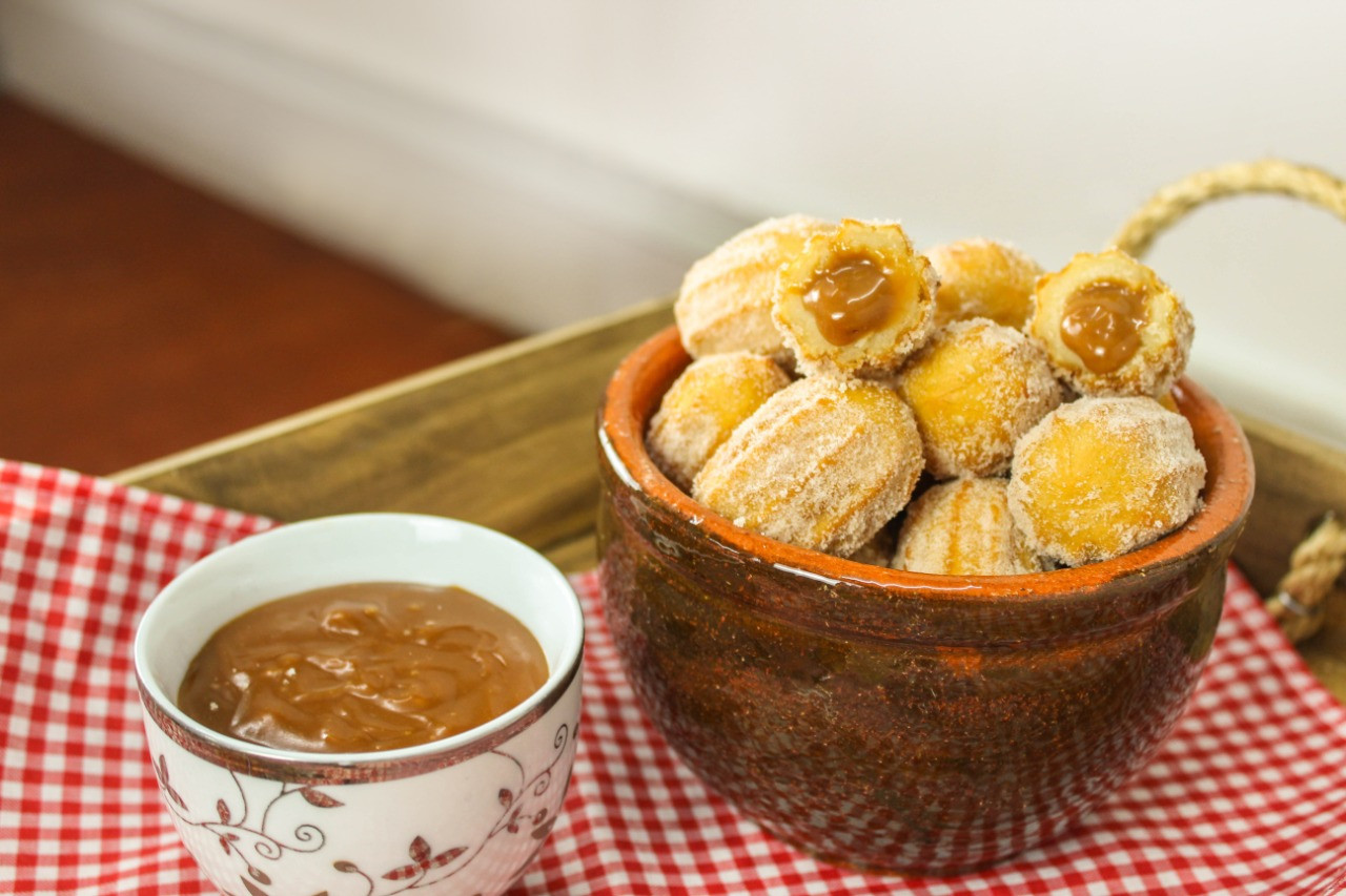 Mini Churros Doce de Leite