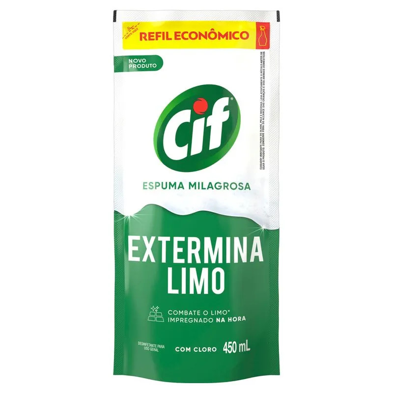 CIF ESPUMA MILAGROSA EXTERMINA LIMO REFIL SC450ML