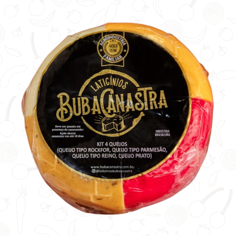 Kit 4 Queijos Bubacanastra