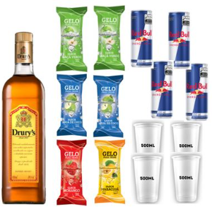 COMBO WHISKY DRURY´S + REDBULL