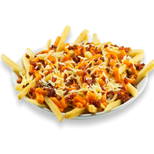 BATATA FRITA C/ CALABRESA  BACON E CHEDDAR