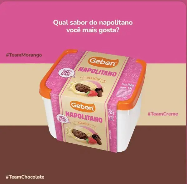 ESCOLHA SEU SABOR SORVETE - LIQ 750g