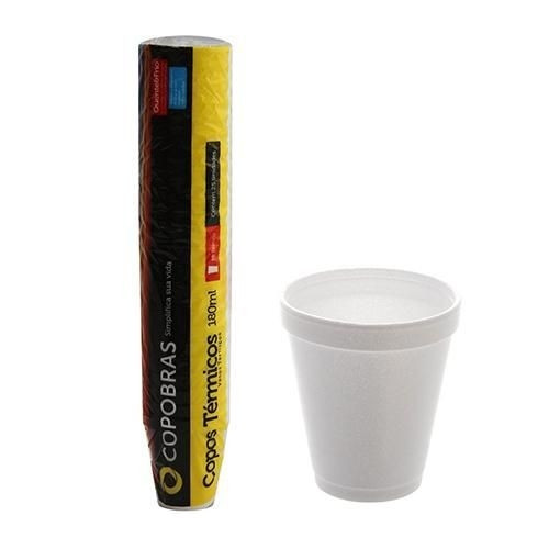 COPO DESCARTAVEL COPOBRAS TERMICO 240ML C/25UN