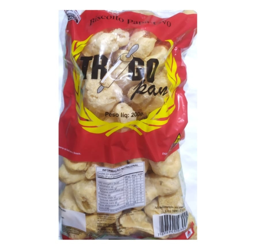 BISCOITO PAVA OVO POLVILHO TRIGO PAN 200G