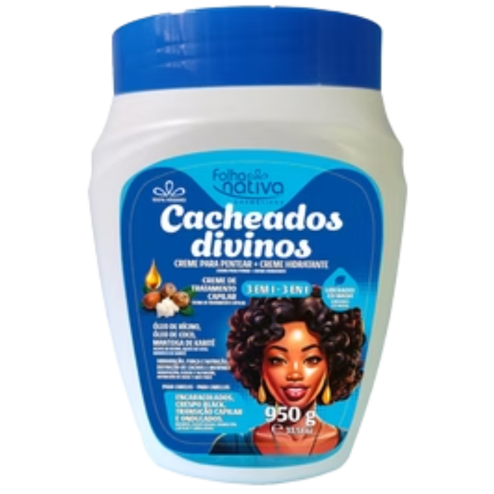 CREME TRATAMENTO FOLHA NATIVA CACHO DIVINO 950G