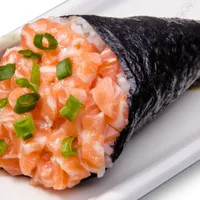 Temaki de salmão