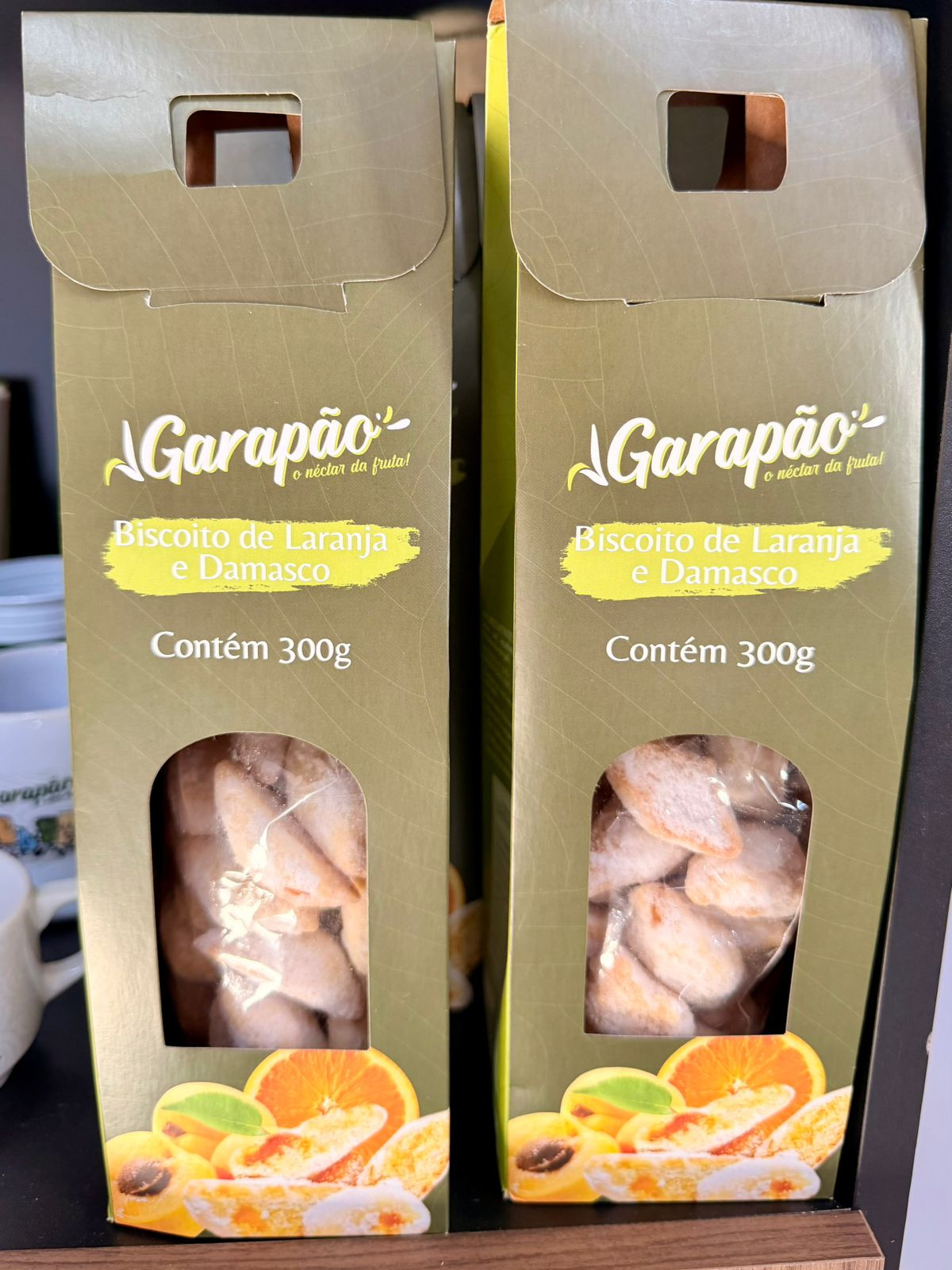 BISCOITO LARANJA C/ DAMASCO 300G