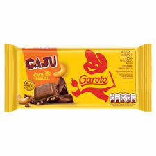 CHOCOLATE TABLETE GAROTO C/ CAST CAJU 80G