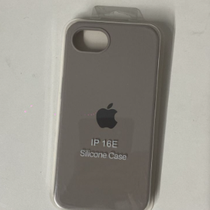CAPA CINZA IPHONE 16E SILICONE CASE