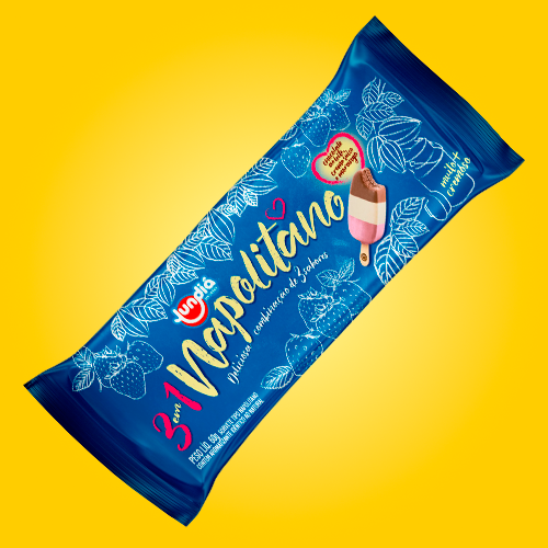 PICOLÉ 3 EM 1 NAPOLITANO - 60g