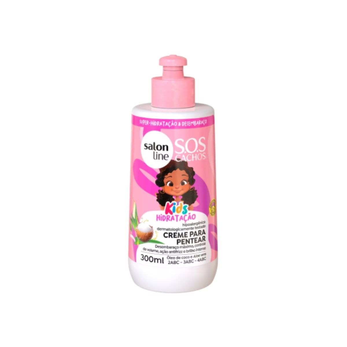 Creme Para Pentear SOS Salon Line - Hidratação 300 ml