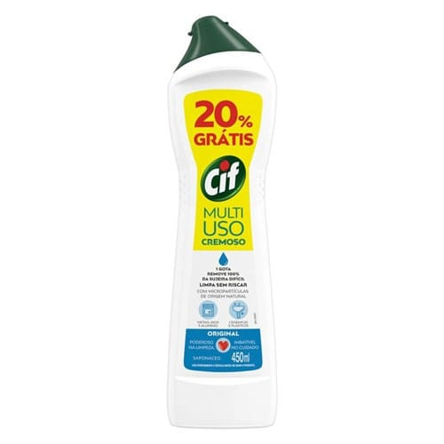 Limpador Multiuso Cremoso Original Cif Oferta 450ml