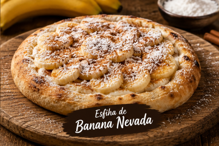 Esfirra Banana Nevada