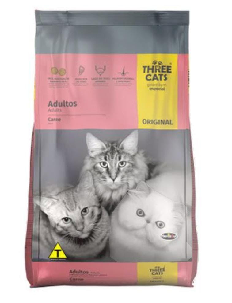 Three Cats Original Sabor Carne 10Kg