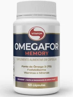 Omegafor Memory 60 Capsulas Vitafor 1000mg 