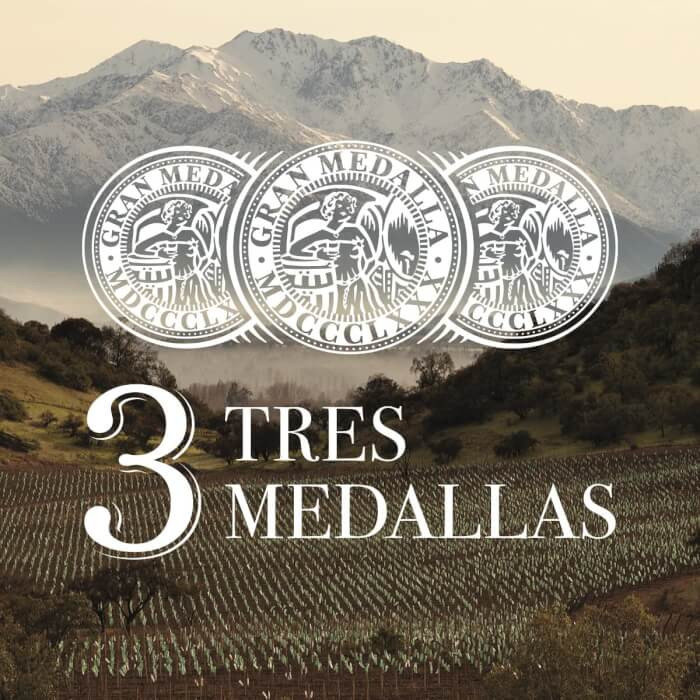 3 MEDALLAS MERLOT