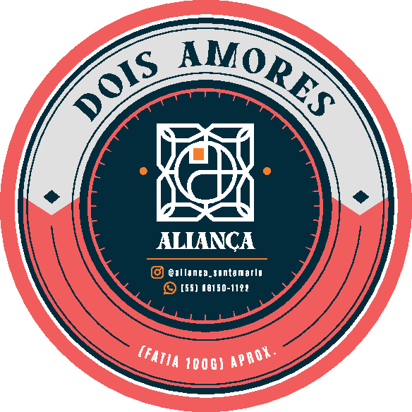 TORTA DOIS AMORES - 20 Fatias