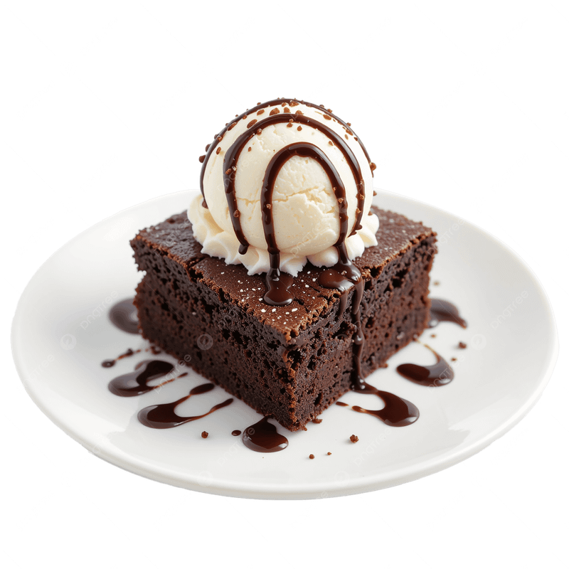 Brownie com Sorvete