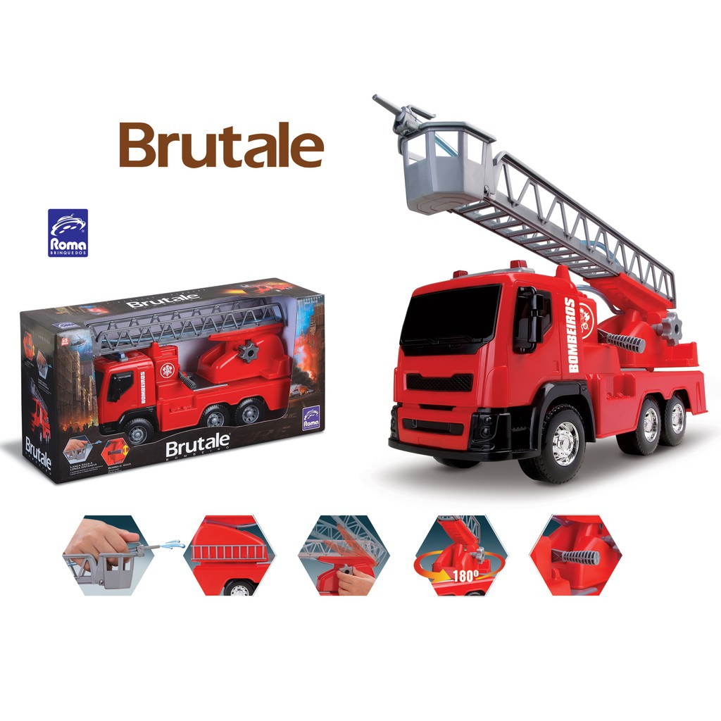 BRINQUEDO CAMINHAO BOMBEIRO CX42.7CM
