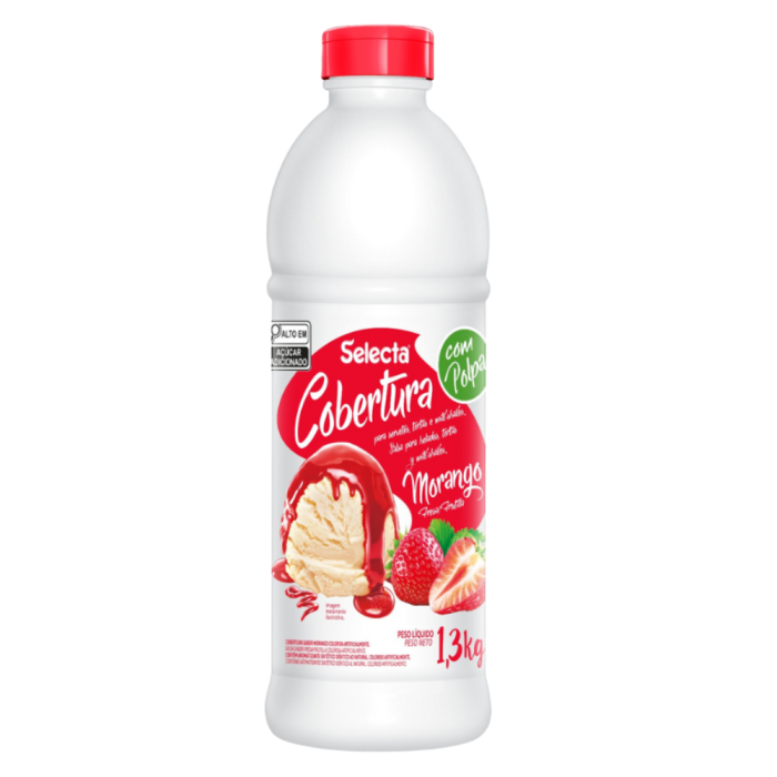 COBERTURA DE MORANGO