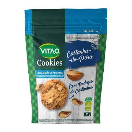 Cookies Integ Vitao Zero Castanha Para 120g