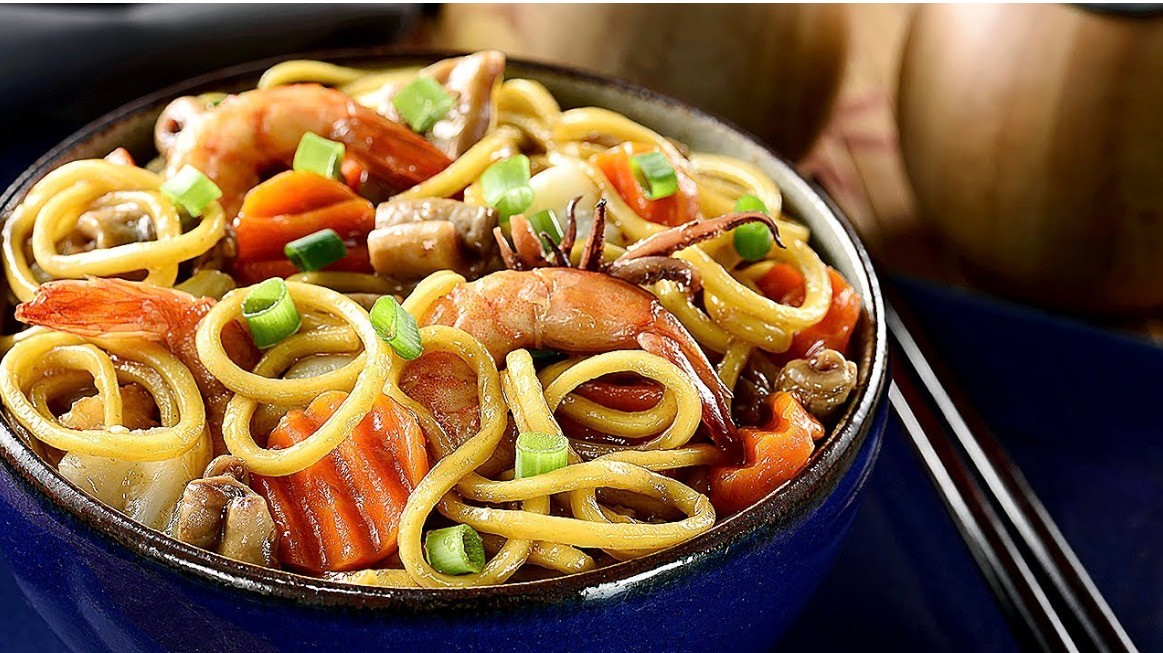 Yakisoba de camarão 350g