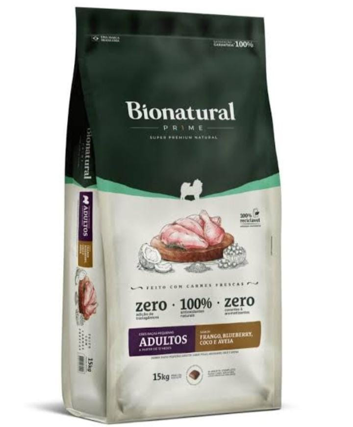 Bionatural Porte Pequeno Sabor Frango 1Kg