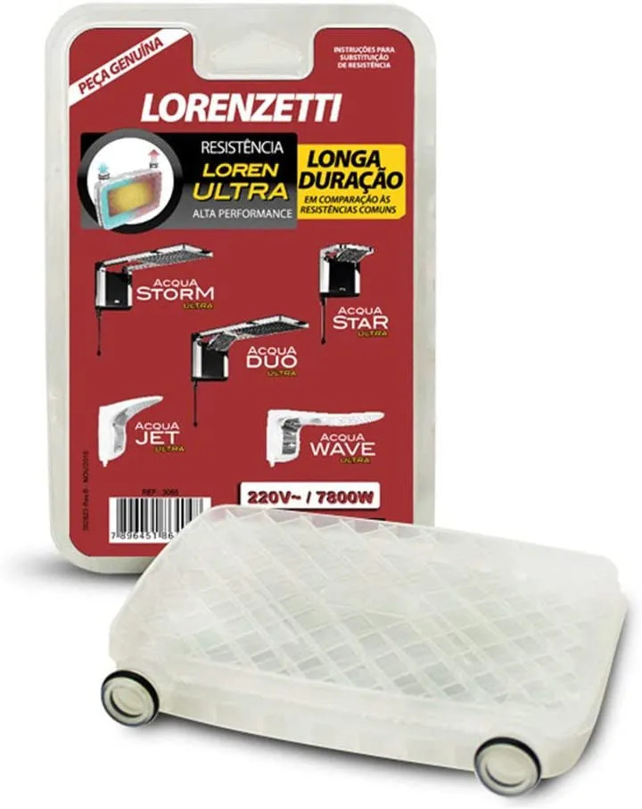 Resistência Loren Ultra 7800w 220v Lorenzetti