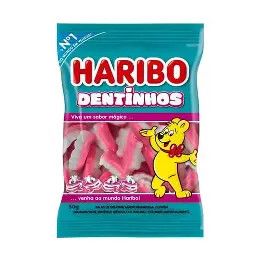 Bala Gelatina Dentinhos (Haribo) 50g