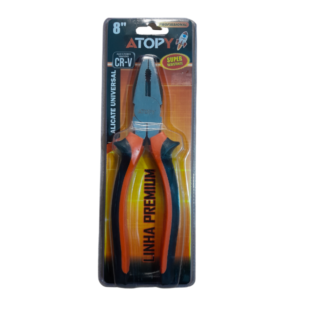 ALICATE UNIVERSAL ATOPY AÇO 8''