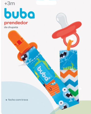 Prendedor de Chupeta Buba - Monstros