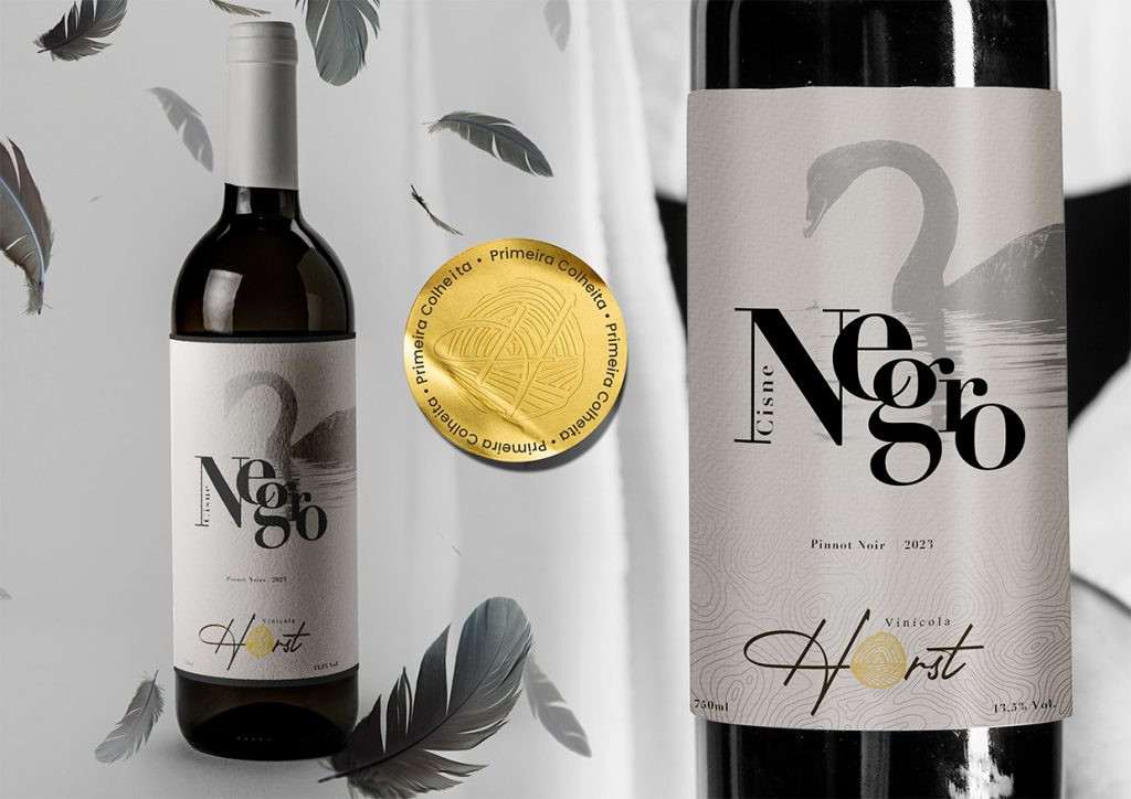 Vinho tinto Guarapuavano Cisne Negro 