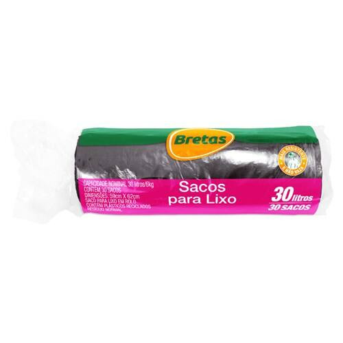 Saco para Lixo Rol 30l Bretas com 30un