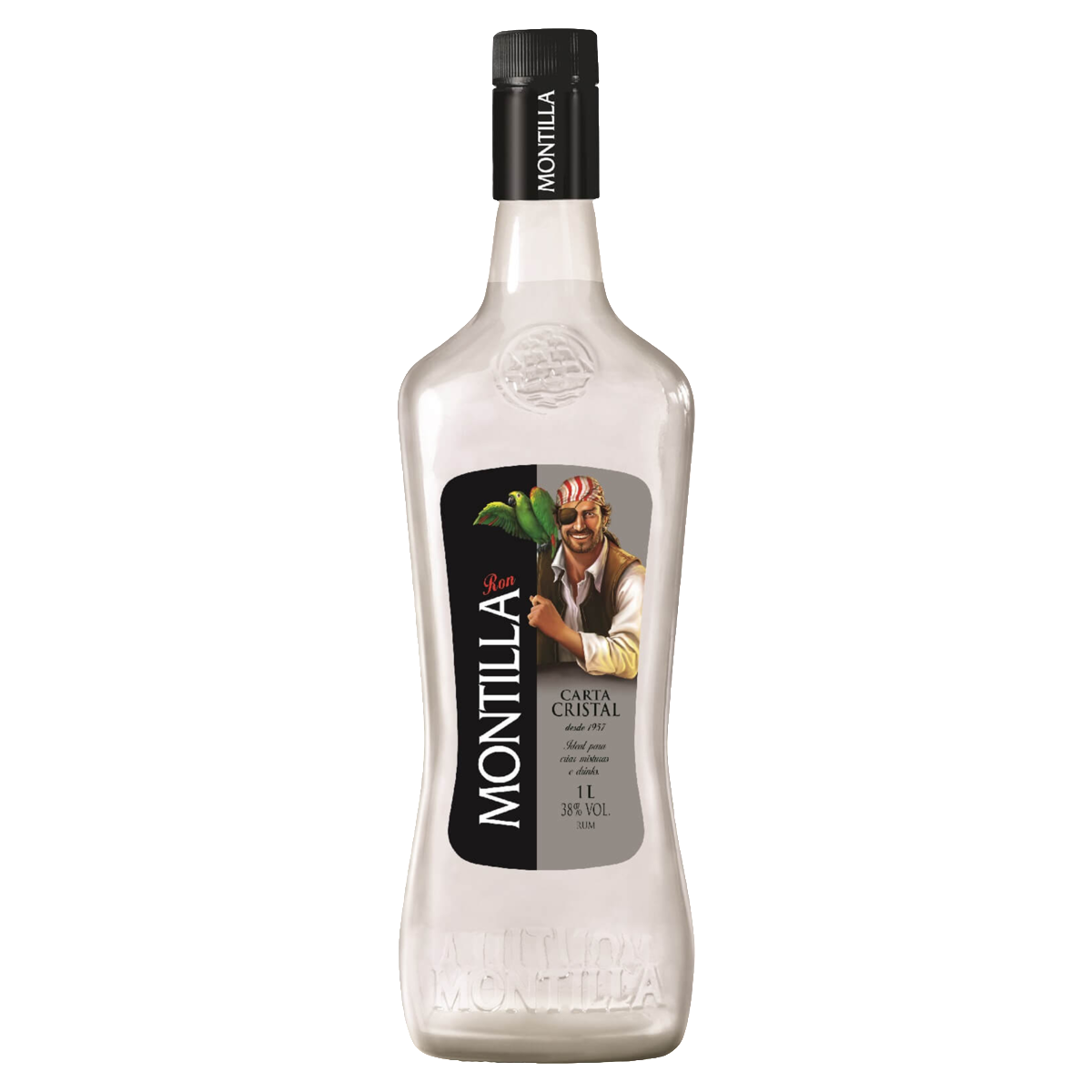 BEB. RUM MONTILLA 1L CARTA CRISTAL