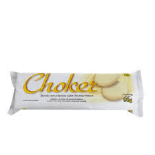BISCOITO COBERTURA CHOKER BRANCO 95g