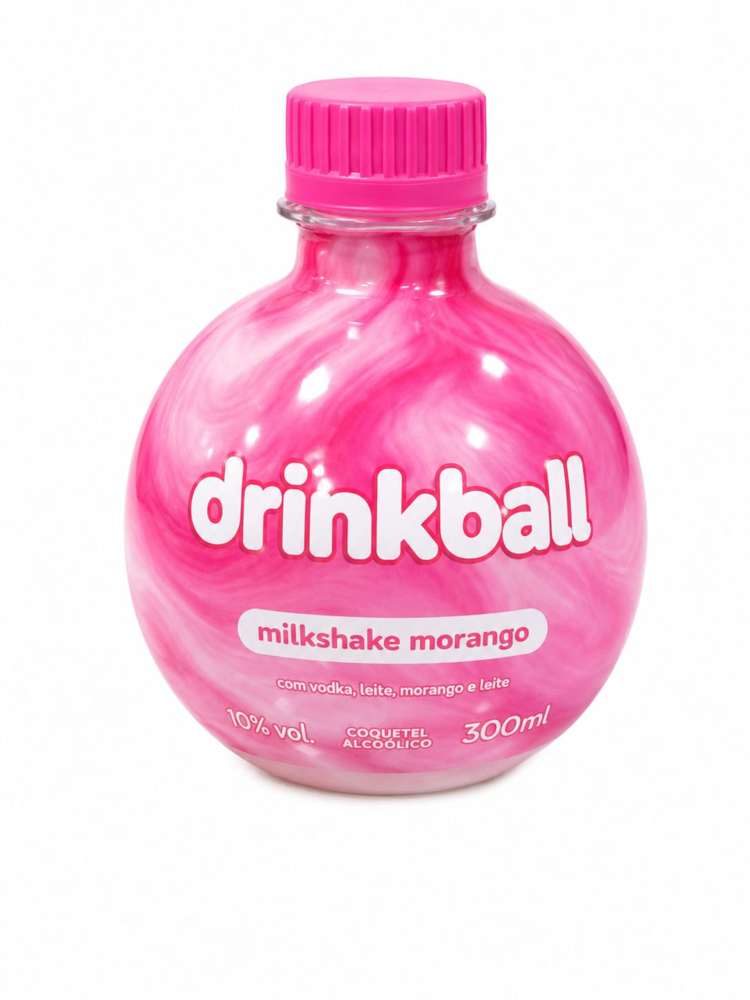 DRINKBALL MILKSHAKE DE MORANGO 