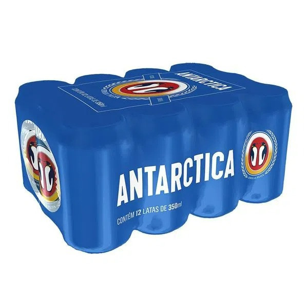CERVEJA ANTARTICA C/12 UNIDADES 350ML