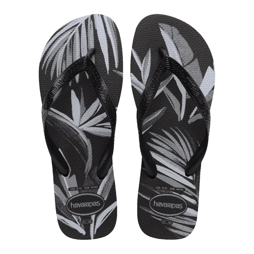 CHINELO HAVAIANAS ALOHA PRETO C/ CINZA