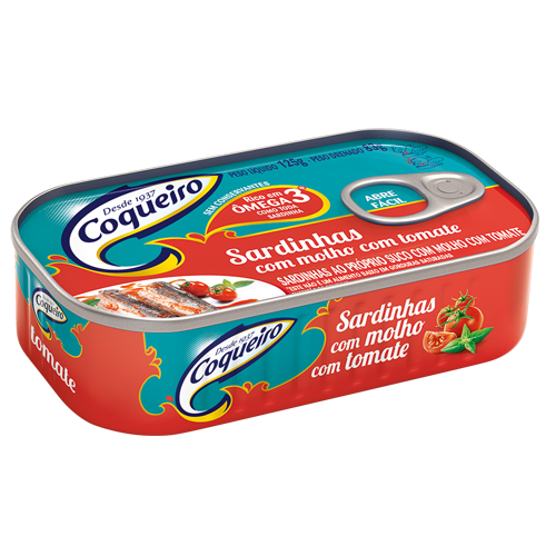SARDINHA COQUEIRO C/ TOMATE 125G