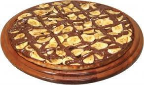 ½ PIZZA BANANA COM CHOCOLATE MÉDIA