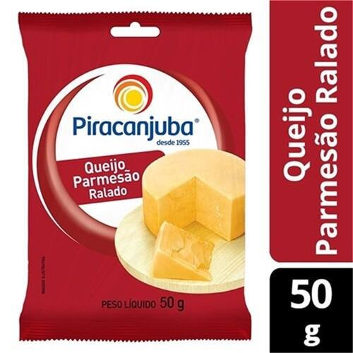 Queijo Parmesão Piracanjuba Ralado 50g