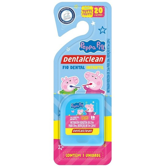 FIO DENTAL DENTALCLAN PEPPA PIG C/20M**¬