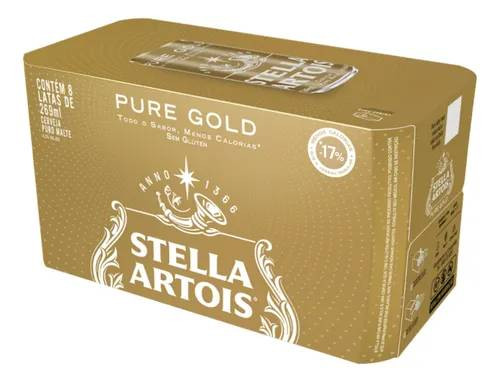 Stella Artois Pure Gold 269ml - Pack 8