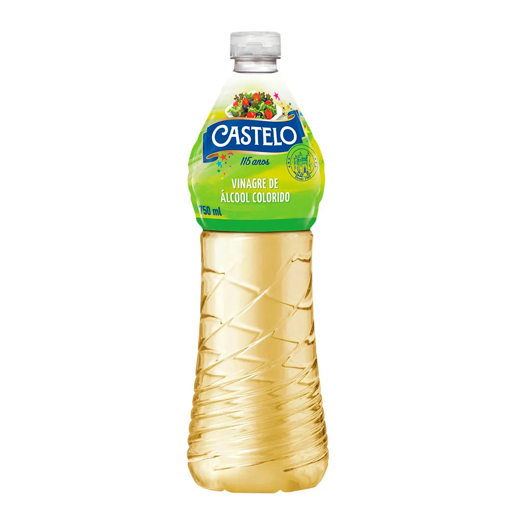 VINAGRE DE ÁLCOOL COLORIDO CASTELO 500ml 