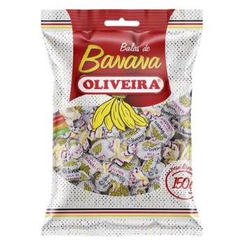BALA DE BANANA OLIVEIRA 150G
